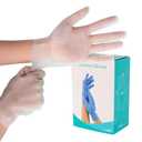 vodvob reusable silicone gloves, finger protectors for epoxy resin casting DIY crafts, household cleaning gloves (white, blue, and grey) 3 Pack