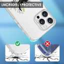 Buleens for iPhone 16 Pro Max Case - Clear Flexible TPU Women Cute Girls Protection Phone Cover Slim Fit Shockproof Funny Girly Unique Fashion Design Pattern Case for iPhone 16 Pro Max, Cats