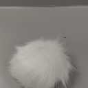 6 Inch Jumbo Plush Bunny Tail Extra Large Rabbit Tail Bunny Costume Accessories for Easter Graduation Party Cosplay (White)