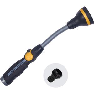 Melnor 65092-AMZ Relax Grip Head Watering Wand with QuickConnect Product Adapter Set, Short, GentleRain Shower