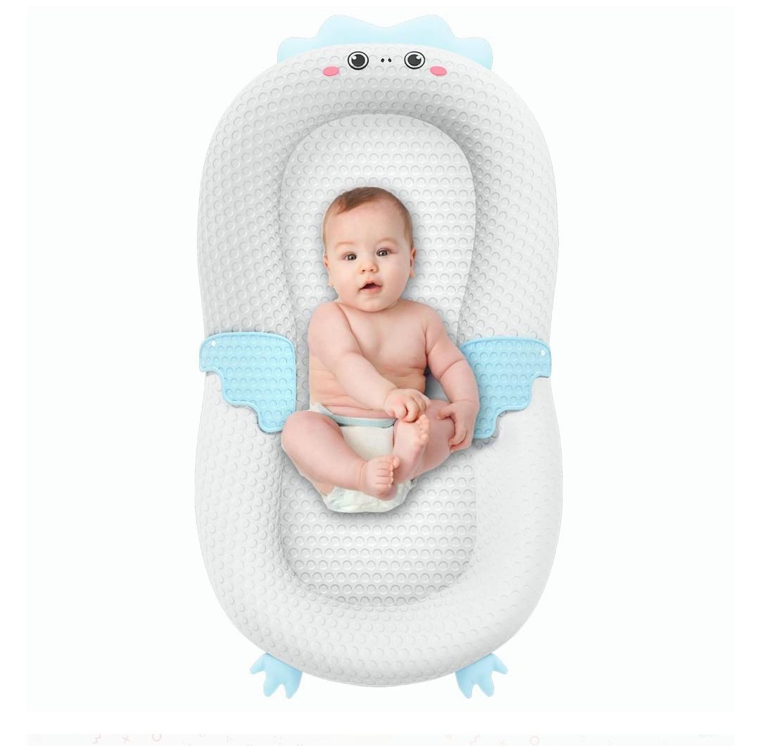 Baby Lounger for Newborn & Infant – Duckling Delight | Soft 100% Cotton Cover, Lightweight, Washable, Portable Infant Support Cushion by Sprinta