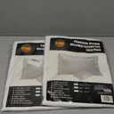 4 Pack 100% Brushed Microfiber Pillow Protector Shams (White, Standard)