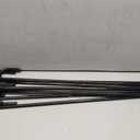 24 Inch J Hook Rebar Stakes 3/8" Thick, 8 Pack Extra Heavy Duty Black E-Coated Steel Ground Anchors for Greenhouse, Carport, Commercial Bounce House, High Wind Areas & Soft Soil