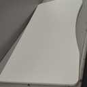 Modern White Wooden Computer Table, 40" L x 20" W x 30" H inches  Durable and Stylish Desk for Home Office, Bedroom, or Study