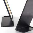 ABS Plastic Slanted Sign Holder, Menu Displays Black L Sign Stand A4/A5/A6 (A4 210297mm/8.2711.69 inches)