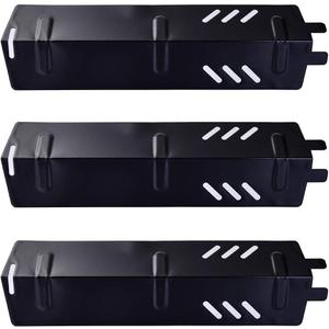 P9156A (3-Pack) Porcelain Steel Heat Plate for Backyard Grill BY13-101-001-11,BY14-101-001-01, GBC1429W, GBC1429W-C, Uniflame GBC1329W, GBC1403W