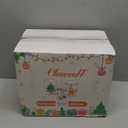 90 Pack Christmas Coffee Cups 12 oz No Lids, Disposable Insulated Paper Coffee Cups, Corrugated Ripple Wall Design Paper Cup, Hot Cold Drinking Cup for Party, Home, Events