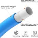 KORVOS 25FT RV Fresh Water Hose,No Kinking Premium Drinking Water Hose,Garden Lead-In Hose 5/8 In, Heavy Duty, Lightweight, Drinking Water Safe