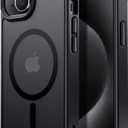 Compatible with iPhone 15 case [Fits MagSafe][10FT Drop Resistant] Clear Shockproof Slim Fit iPhone 15 Phone Cases, Clear Black