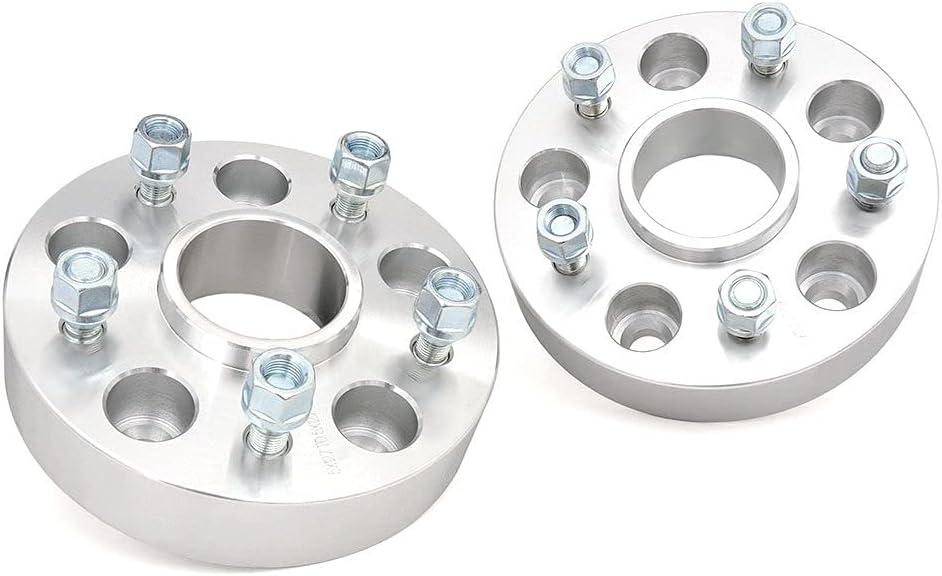 Rough Country 2" Wheel Spacers for 18-22 Jeep Wrangler JL/Gladiator JT - 10085,Silver