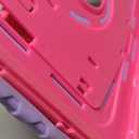 OKP Case for iPad A16 11th Generation 11 inch 2025/ 10th Generation 10.9 inch 2022, Shockproof Rugged Heavy Duty 11/10 th Gen i Pad Protective Cover with Pencil Holder/Kickstand, Purple+Hot Pink