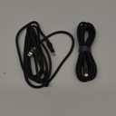 VisionSync 240W USB C to USB C Cable with LED Display Compatible with 140W 100W Fast Charging for MacBook Pro, lPhone 16/ 15/ 15Pro/ 15ProMax, Galaxy S23+/ S23Ultra/ S22, 6.6ft 2Pack, Black, Transparent Shell