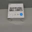 Numiko Solar Floating Pool Lights - 14" Inflatable Warm White LED Pool Lights That Float, Waterproof Light Balls - 2 Pack