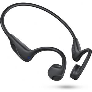Bone Conduction Headphones, Wireless Bluetooth 6.0 Open-Ear with Mic, Premium Sound Quality 10H Playtime Sports Headphones, IPX5 Waterproof Headset for Running, Cycling, Hiking, Driving