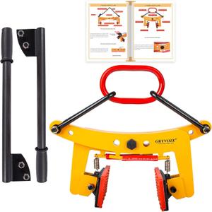 770 lbs 2 in 1 Granite Slab Lifting Clamp, 1.57-7.09 Inch X Shaped Heavy Duty Stone Lifter Equipment with Handle, Marble Carrying Clamps Tongs, also Suitable for Concrete and Curbstones