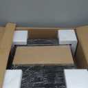 REPTI ZOO Reptile Glass Terrarium, 18" x 18" x 24" Front Opening with Double Hinge Door & Top Screen Ventilation, 30 Gallon Tank Large Reptile Terrarium (Knock-Down) (Black and Clear)