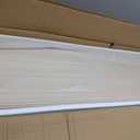 [8x4 Ft] PVC Slat Wall Paneling, Adjustable Slatwall Panels with Coupling Structure, Slatted Wall Panel System with Customizable Storage Options, DIY Cutting & Easy-to-Install Slatwall Board Shelves