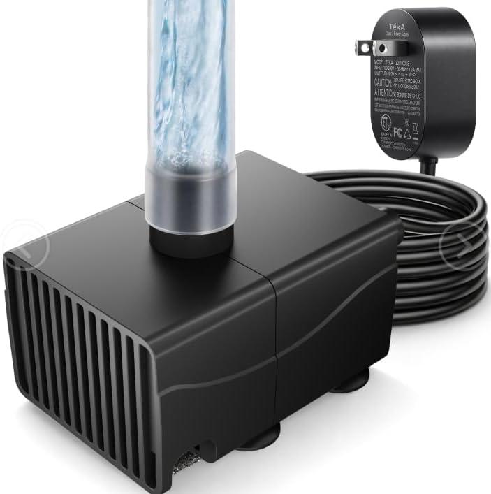 Automatic Small Sump Pump for Dehumidifier with Level Sensor, 100240V, 8.2FT Lift & 87 GPH, Submersible Mini Condensate Pump for HVAC, Hydroponic Drainage, Quiet Compact Design 1-Year Replacement