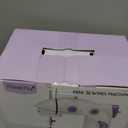 Magicfly Mini Sewing Machine with Extension Table, Dual Speed Portable Sewing Machine for Beginners with Light, Sewing Kit for Household Use, White