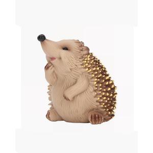 1PCS Miniature Hedgehog Figurines Simulated Hedgehog Statue Adorable Garden Hedgehog Statue Decoration Lively Animal Sculpture Hedgehog Ornaments for Home Patio Lawn Outdoor A