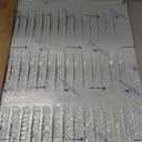 24x 24Return Air Grille Aluminum Louvered Vent Cover for Wall, Return Air Vent Cover 24 x 24 HVAC Duct Cover Air Filter Grille Vent Grille for Sidewall Ceiling (Silver)