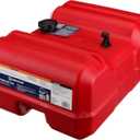 Attwood 8812LLP2 12-Gallon Fuel Tank, EPA-Compliant, Low-Profile, No Gauge, 24 Inches Long x 18 Inches Wide x 11.61 Inches High