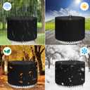 CANDANA Fire Pit Covers for Solo Stove Ranger 15 Inch, 600D Grill Cover for Ranger 15", Waterproof Outdoor BBQ Grill Cover