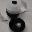 GoodCook 4-Cup Meal Prep Bowls Set with Lids and Dressing Cup, Microwavable Food Storage Containers for Meal Prepping, Set of 10, Black