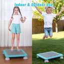 Mini Trampoline for Kids, 25 Inch Sensory Trampoline Bouncing Board with Non-Slip Base