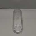 Idyllize Oval 5 Pieces of 14 by 4 5/8 Inches Clear Plastic Heavy Duty Plant Saucer Drip Trays for pots, Window Sills and Window Shelf (14'' x 4.6'')