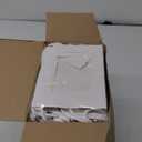 Fuutreo 50 Pcs White Kraft Paper Gift Bags with Window 7.5 x 3 x 6 In, Handles & Tags for Wedding, Valentine's, Mother's Day Gift Wrap