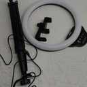 UBeesize 12'' Selfie Ring Light with 62 Tripod Stand for Video Recording, Live Streaming(YouTube, Instagram, TIK Tok), Compatible with Phones, Cameras and Webcams (Black)