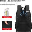 MAXTOP Deep Storage Laptop Backpack Business Anti-theft Backpacks[Water Resistant] College Computer Bookbag Fits 15 Inch Laptop Black