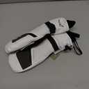 Winter Ski Mittens for Men Women Cold Weather- Warm Snowboard Mittens Gloves Waterproof Snow Sports Mitts Gloves (Small-Medium, White)