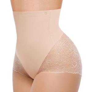 SHAPELLX Tummy Control Shapewear for Women Butt Lifting Shapewear Waist Cincher Body Shaper Briefs Seamless Beige M