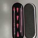 Rhinestone Picker Tool Set,Rhinestone Applicator Tool,Rhinestone Picker Dotting With 4 Extra Pink Replaceable Wax Head and 2 Tweezer (Pink A)