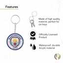 Desert Cactus Manchester City FC Acrylic Keychain Man City MCFC Football Club Soccer Car Keys Holder