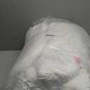 Litanika Comforter Full Size Set White - 7 Pieces Bed in a Bag Full Bedding Comforter Sets, Plain Lightweight Bed Set with Comforter, Sheets, Pillowcases & Shams