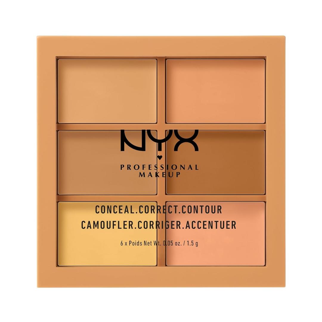 NYX PROFESSIONAL MAKEUP Conceal Correct Contour Palette - Medium (1 Count (Pack of 1))