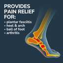 Dr. Scholl's Plantar Fasciitis Pain Patches with Hydrogel Flexible Technology, 8 Ct // Clinically Tested 12-Hour Daily Pain Relief - Contours to Your Foot - with Lidocaine & Menthol, 8 Treatments