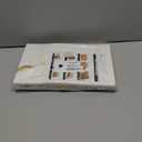 HUAPRINT gift boxes with Lids,White, 8x8x4inches,Bridesmaid Proposal Box,12 Sets,Kraft Paper for Wedding,Packaging,Present,Birthday,Cupcake Boxes,Crafting