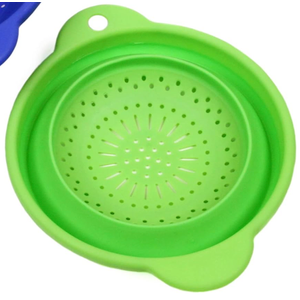 Chef Craft Select Silicone Plastic Colander, 8 inch