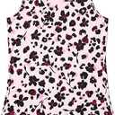 KYKU Women's Tank Top Summer Sleeveless T Shirt Casual V Neck Curved Hem Blouses Size XL