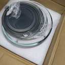 Glass Mixing Bowls with Lids Set of 5(4.78QT,2.2QT,1.7QT,1.1QT,0.85QT),Thick Glass Nesting Bowls for Kitchen Baking,Cooking Prep,Storage,Serving,Large Salad Bowls,Dishwasher Microwave Freezer Safe