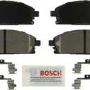 BOSCH BE855H Blue Semi-Metallic Disc Brake Pad Set With Hardware - Compatible With Select Acura MDX; Infiniti Q45, QX4; Nissan Pathfinder, Quest; FRONT