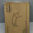 Bamboo Breakfast Tray Table with Folding Legs for Bed Table Sofa - Eating & Laptop Tray Bamboo with Folding Legs (Black) (19.9" x 12.3" x 8.3")