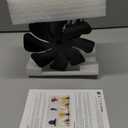 VODA Wood Stove Fan Heat Powered Fireplace Fans Non Electric, Heat Activated Thermal Fan for Wood Burning Stove/Log Burner, Stove Accessories Thermometer