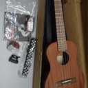 Kmise Professional Ukulele for Adult Beginner, Free Online Lesson 21 inch Soprano Mahogany Ukelele with Kids Ukele Bundle Starter Kit Gig Bag Case, Strap, Tuner, Nylon Strings, Book, Uke Gift Choice