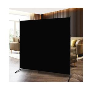 Room Divider Single Panel Privacy Screen, 71''x72''H Large Divider for Room Separation, Thickened Fabric 6FT Room Divider Wall Screen for Bedroom Office School, Portable Partition Room Dividers, Black