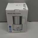 Milk Frother, 16.9 OZ Milk Frother and Steamer, 4 in 1 Electric Milk Frother Dishwasher Safe Durable Silent Frother for Coffee Hot and Cold Foam Maker (Black Stainless)